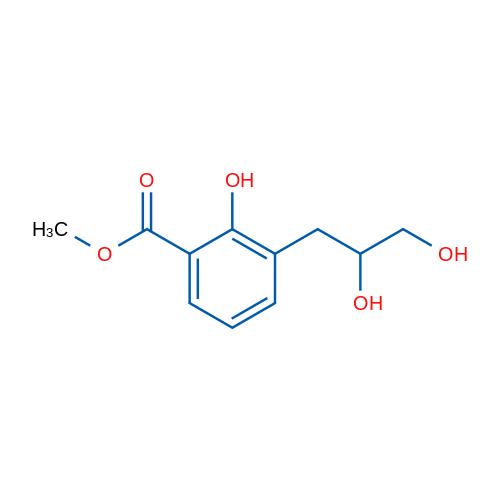 3-(2,3-Dihydroxy-propyl)-2-hydroxy-benzoic acid methyl ester 1g