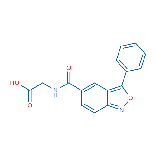 2-[(3-Phenyl-2,1-benzoxazol-5-yl)formamido]acetic acid 1g