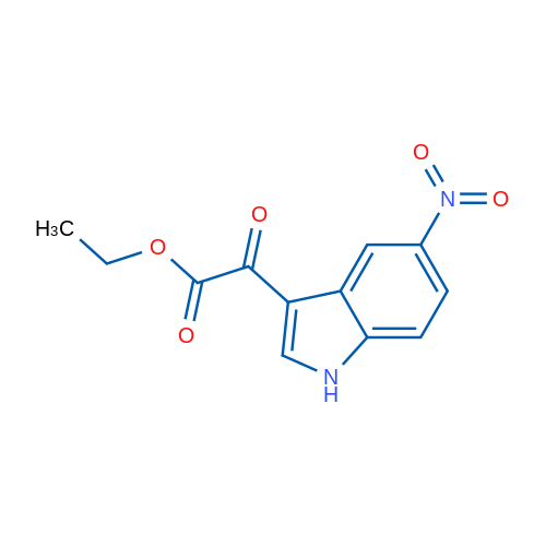 Ethyl 2-(5-nitro-1H-indol-3-yl)-2-oxoacetate 5g