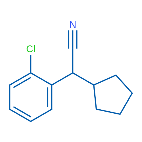 2-(2-Chlorophenyl)-2-cyclopentylacetonitrile 1g