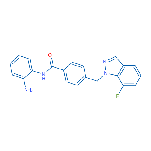 N-(2-Aminophenyl)-4-((7-fluoro-1H-indazol-1-yl)methyl)benzamide 1g