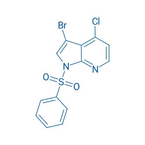 3-Bromo-4-chloro-1-(phenylsulfonyl)-1H-pyrrolo[2,3-b]pyridine 1g