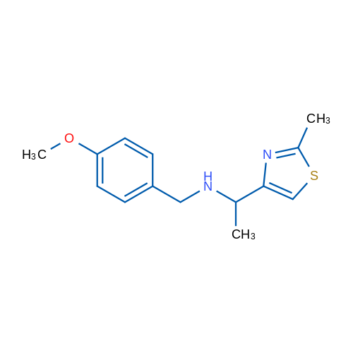 N-(4-MEthoxybenzyl)-1-(2-methyl-1,3-thiazol-4-yl)ethanamine 1g