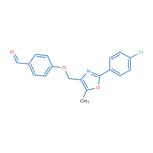 4-((2-(4-Chlorophenyl)-5-methyloxazol-4-yl)methoxy)benzaldehyde 5g