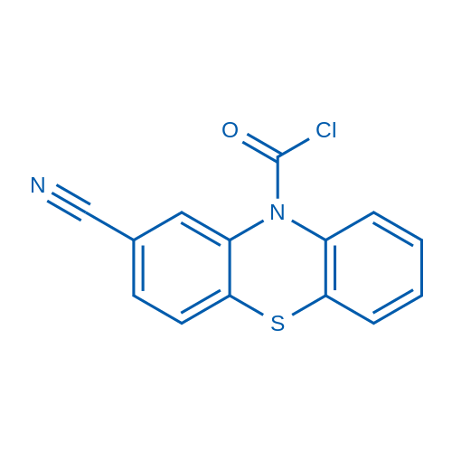 2-Cyano-10H-phenothiazine-10-carbonyl chloride 100mg