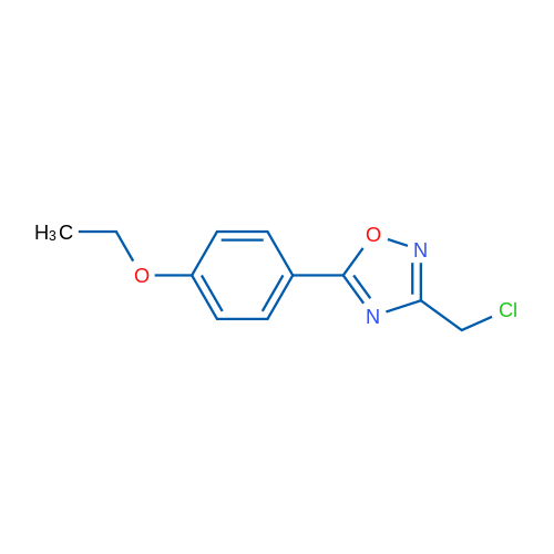 3-(Chloromethyl)-5-(4-ethoxyphenyl)-1,2,4-oxadiazole 1g