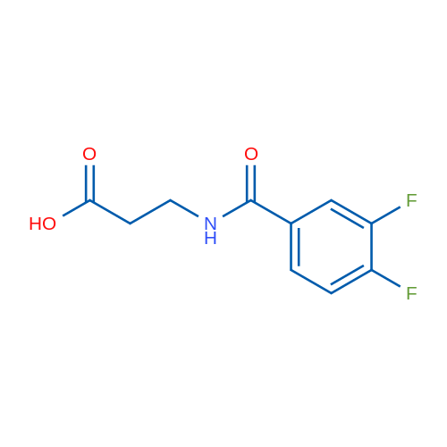 3-[(3,4-Difluorophenyl)formamido]propanoic acid 5g