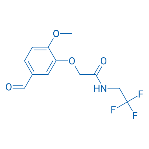 2-(5-Formyl-2-methoxyphenoxy)-N-(2,2,2-trifluoroethyl)acetamide 5g