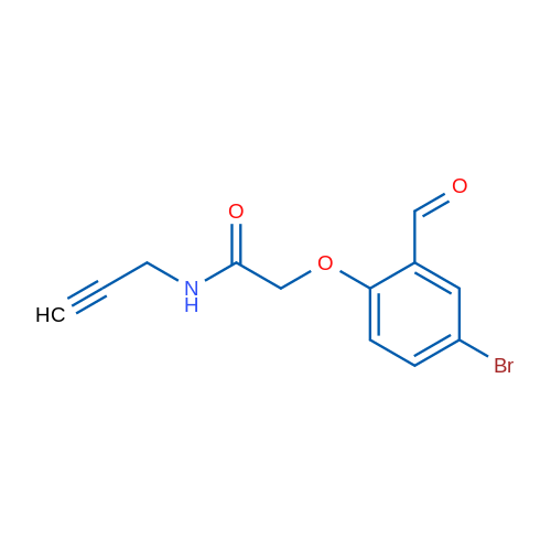 2-(4-Bromo-2-formylphenoxy)-N-(prop-2-yn-1-yl)acetamide 1g