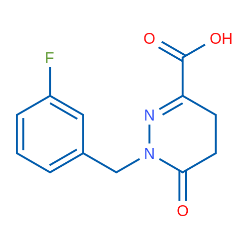 1-[(3-Fluorophenyl)methyl]-6-oxo-1,4,5,6-tetrahydropyridazine-3-carboxylic acid 1g