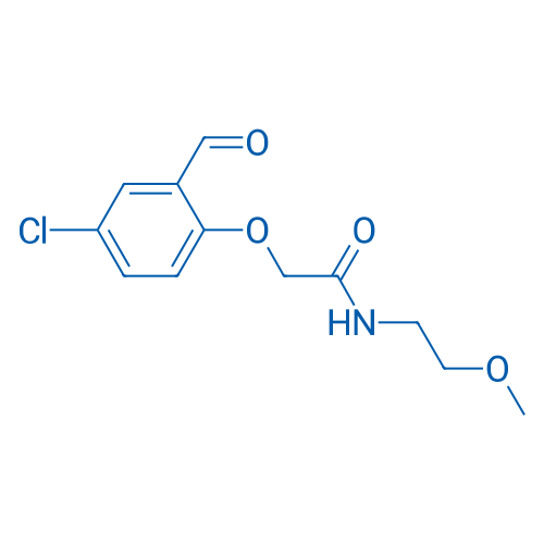 2-(4-Chloro-2-formylphenoxy)-N-(2-methoxyethyl)acetamide 5g