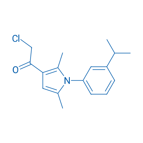 2-Chloro-1-{2,5-dimethyl-1-[3-(propan-2-yl)phenyl]-1H-pyrrol-3-yl}ethan-1-one 5g