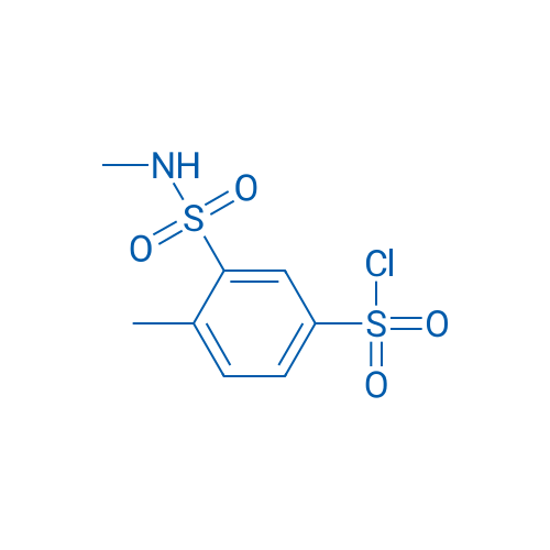 4-Methyl-3-(methylsulfamoyl)benzene-1-sulfonyl chloride 1g