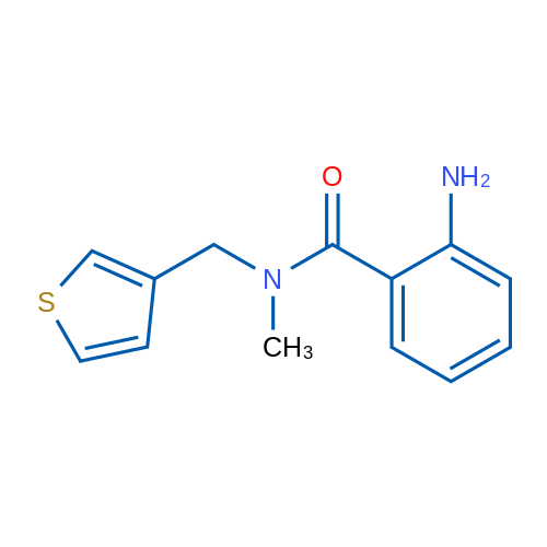2-Amino-N-methyl-N-(thiophen-3-ylmethyl)benzamide 5g