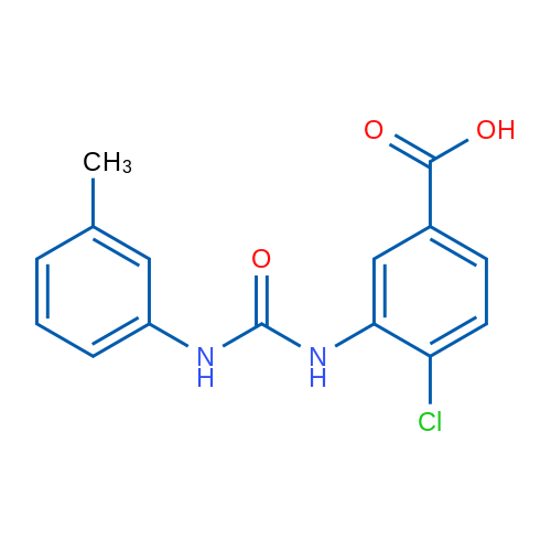4-Chloro-3-{[(3-methylphenyl)carbamoyl]amino}benzoic acid 5g