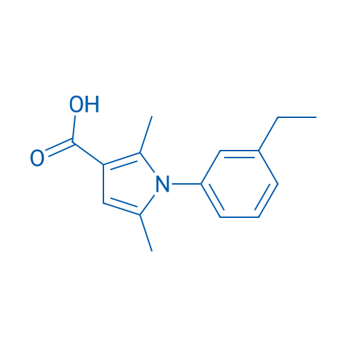 1-(3-Ethylphenyl)-2,5-dimethyl-1H-pyrrole-3-carboxylic acid 5g