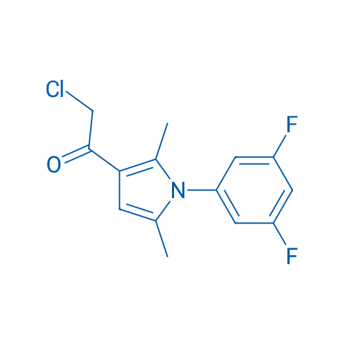 2-Chloro-1-[1-(3,5-difluorophenyl)-2,5-dimethyl-1H-pyrrol-3-yl]ethan-1-one 5g