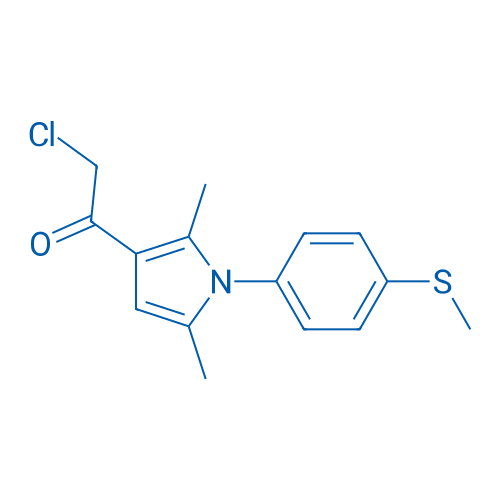 2-Chloro-1-{2,5-dimethyl-1-[4-(methylsulfanyl)phenyl]-1H-pyrrol-3-yl}ethan-1-one 1g
