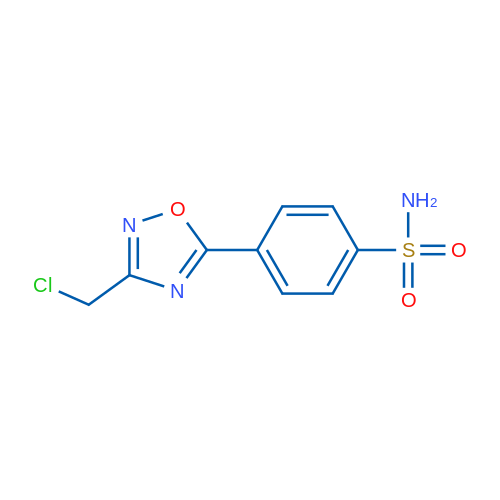4-[3-(Chloromethyl)-1,2,4-oxadiazol-5-yl]benzene-1-sulfonamide 1g