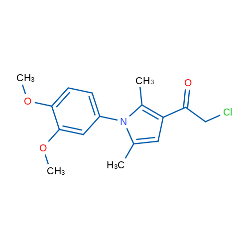 2-Chloro-1-[1-(3,4-dimethoxyphenyl)-2,5-dimethyl-1H-pyrrol-3-yl]ethan-1-one 5g