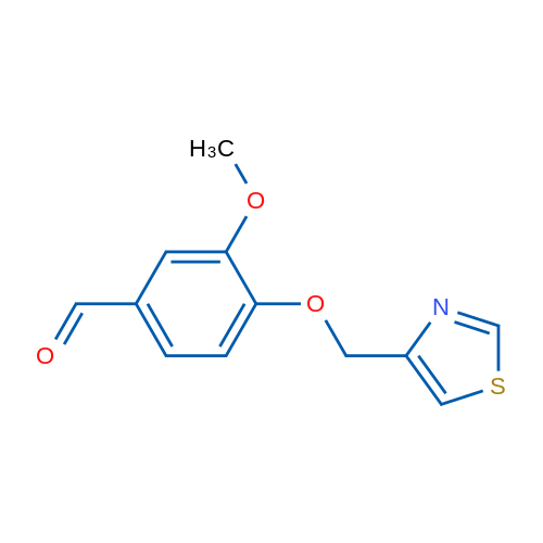3-Methoxy-4-(1,3-thiazol-4-ylmethoxy)benzaldehyde 5g