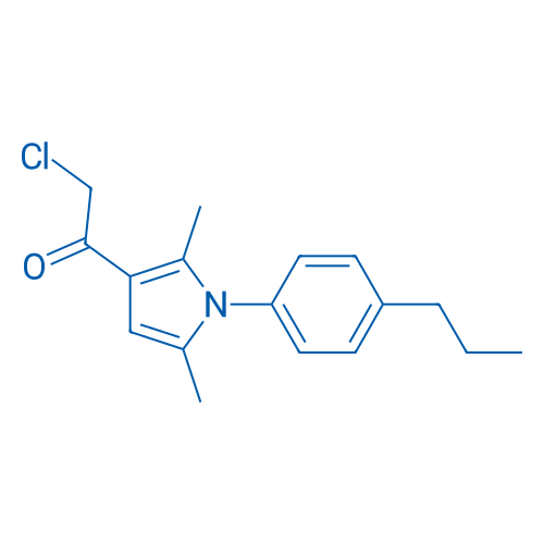 2-Chloro-1-[2,5-dimethyl-1-(4-propylphenyl)-1H-pyrrol-3-yl]ethan-1-one 1g