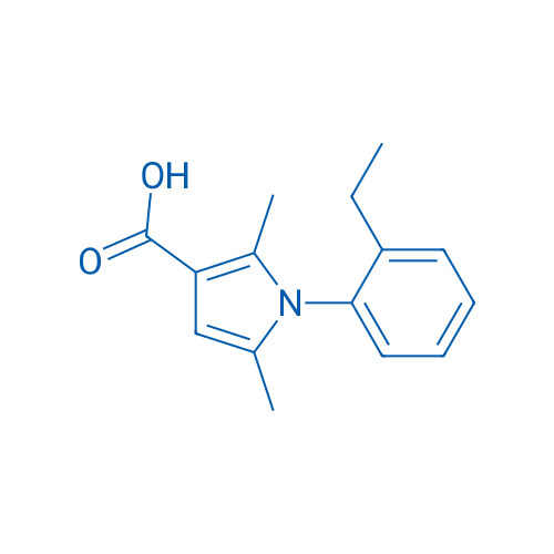 1-(2-Ethylphenyl)-2,5-dimethyl-1H-pyrrole-3-carboxylic acid 1g