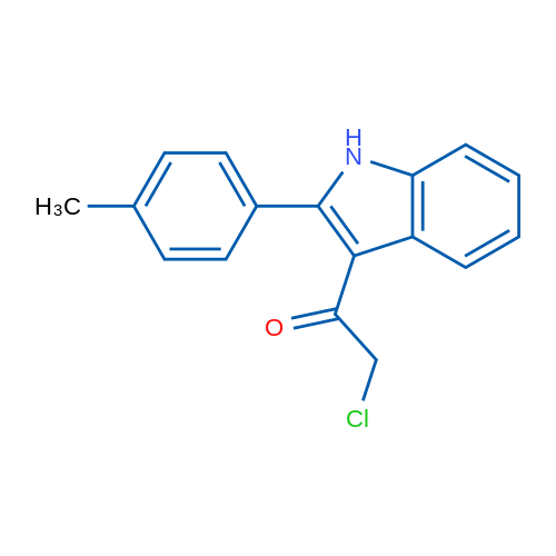 2-Chloro-1-[2-(4-methylphenyl)-1H-indol-3-yl]ethan-1-one 5g