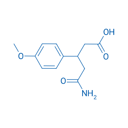 5-Amino-3-(4-methoxyphenyl)-5-oxopentanoic acid 250mg
