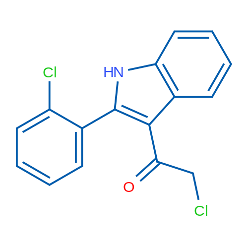 2-Chloro-1-[2-(2-chlorophenyl)-1H-indol-3-yl]ethan-1-one 5g