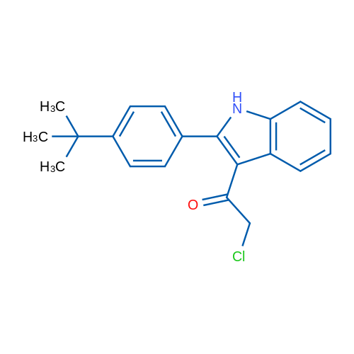 1-[2-(4-tert-Butylphenyl)-1H-indol-3-yl]-2-chloroethan-1-one 1g