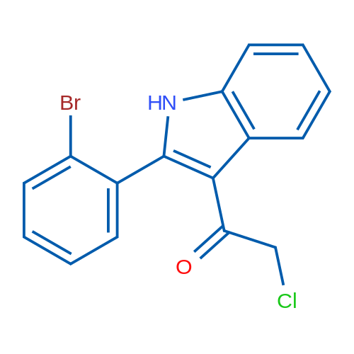 1-[2-(2-Bromophenyl)-1H-indol-3-yl]-2-chloroethan-1-one 1g