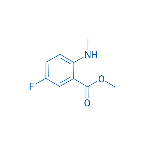 Methyl 5-fluoro-2-(methylamino)benzoate 100mg