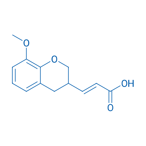 3-(8-Methoxy-3,4-dihydro-2H-1-benzopyran-3-yl)prop-2-enoic acid 1g