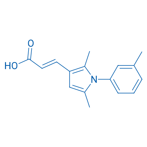 3-[2,5-Dimethyl-1-(3-methylphenyl)-1H-pyrrol-3-yl]prop-2-enoic acid 5g