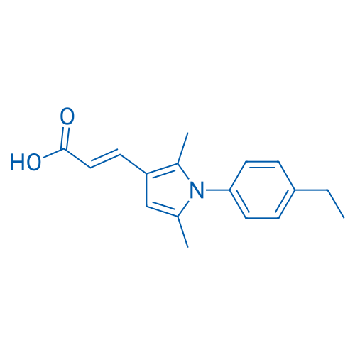 3-[1-(4-Ethylphenyl)-2,5-dimethyl-1H-pyrrol-3-yl]prop-2-enoic acid 5g