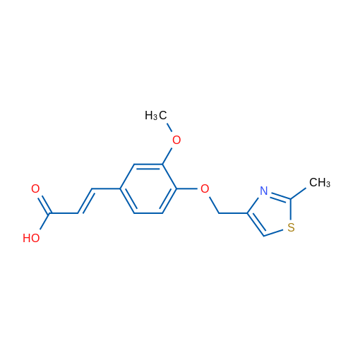 3-{3-methoxy-4-[(2-methyl-1,3-thiazol-4-yl)methoxy]phenyl}prop-2-enoic acid 1g