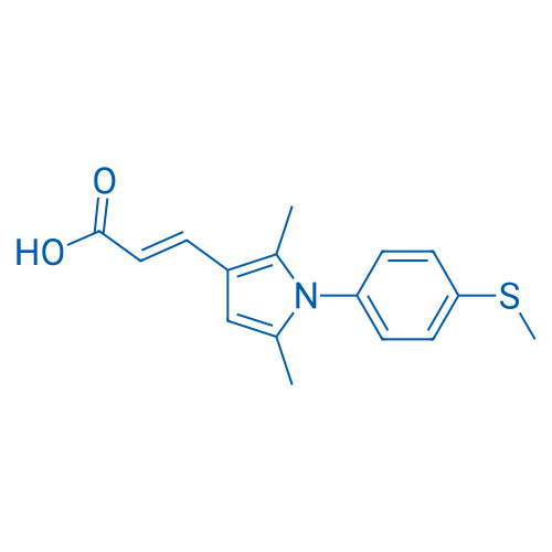 3-{2,5-dimethyl-1-[4-(methylsulfanyl)phenyl]-1H-pyrrol-3-yl}prop-2-enoic acid 5g