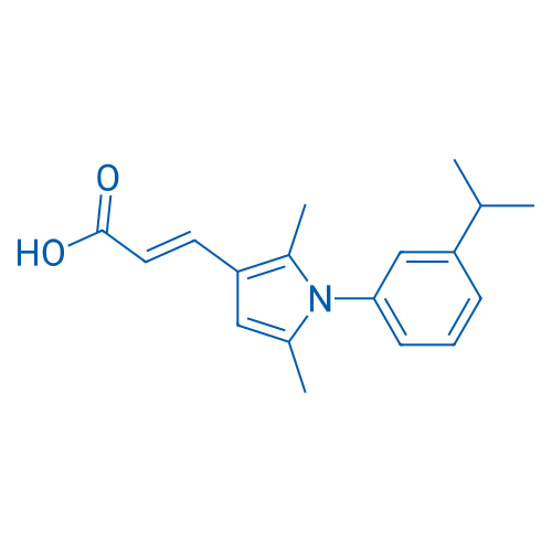 3-{2,5-dimethyl-1-[3-(propan-2-yl)phenyl]-1H-pyrrol-3-yl}prop-2-enoic acid 1g