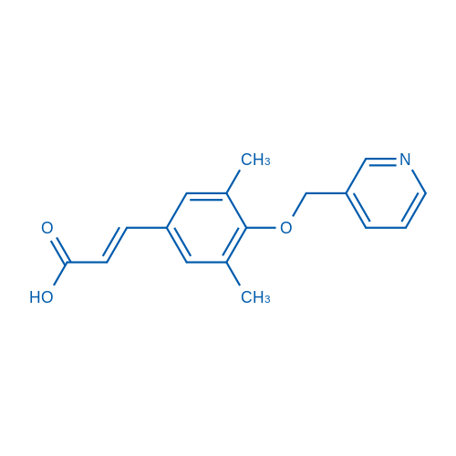 3-[3,5-Dimethyl-4-(pyridin-3-ylmethoxy)phenyl]prop-2-enoic acid 1g