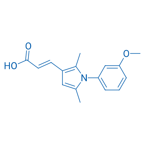 3-[1-(3-Methoxyphenyl)-2,5-dimethyl-1H-pyrrol-3-yl]prop-2-enoic acid 5g