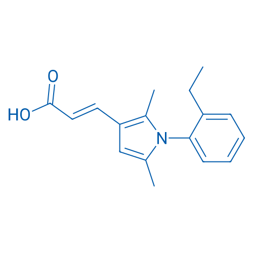 3-[1-(2-Ethylphenyl)-2,5-dimethyl-1H-pyrrol-3-yl]prop-2-enoic acid 1g