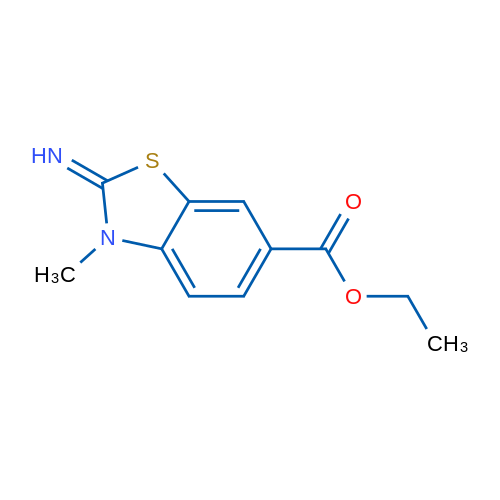 Ethyl 2-imino-3-methyl-2,3-dihydrobenzo[d]thiazole-6-carboxylate 1g
