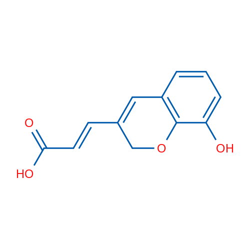 3-(8-Hydroxy-2H-chromen-3-yl)prop-2-enoic acid 5g