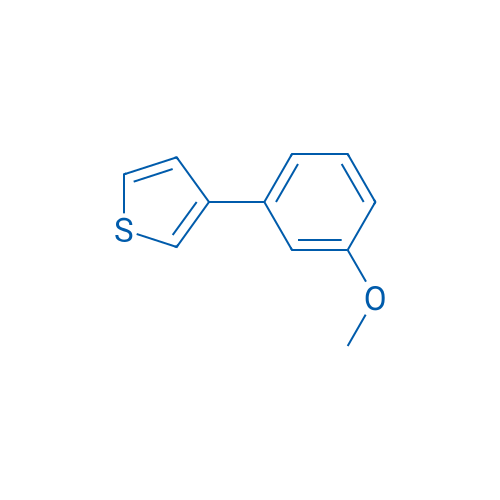3-(3-Methoxyphenyl)thiophene 1g