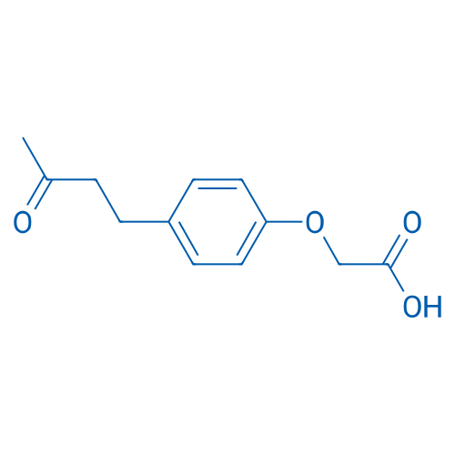 2-(4-(3-Oxobutyl)phenoxy)acetic acid 250mg