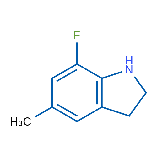 7-Fluoro-5-methyl-2,3-dihydro-1H-indole 1g