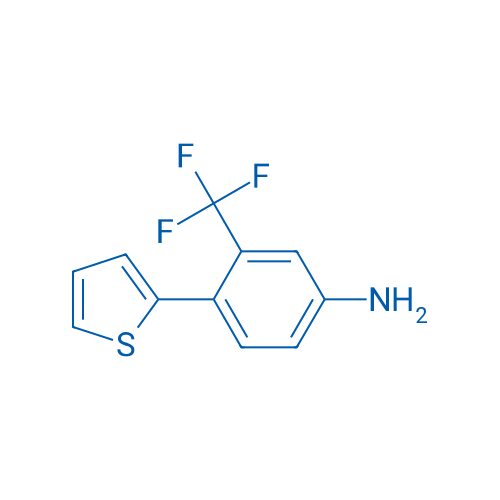 4-(Thiophen-2-yl)-3-(trifluoromethyl)aniline 1g