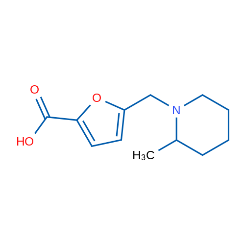 5-((2-Methylpiperidin-1-yl)methyl)furan-2-carboxylic acid 1g