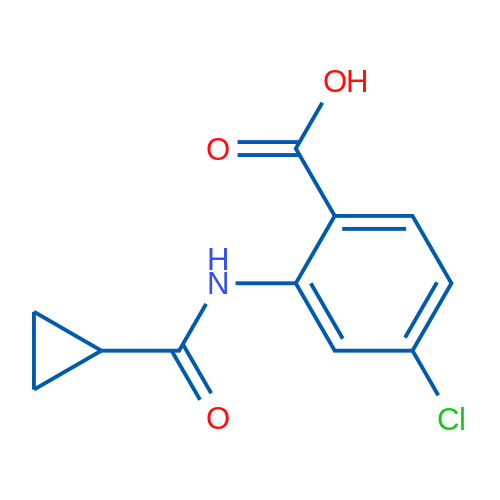 4-Chloro-2-(cyclopropanecarboxamido)benzoic acid 5g